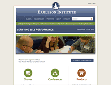 Tablet Screenshot of eagleson.org